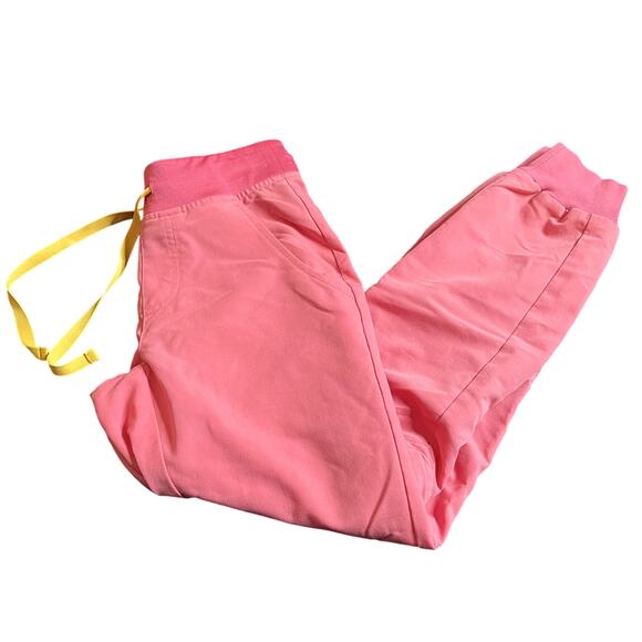FIGS Small Neon Pink Zamora Jogger Scrub Pants CNA RN VET XXS P Petite - Picture 1 of 4